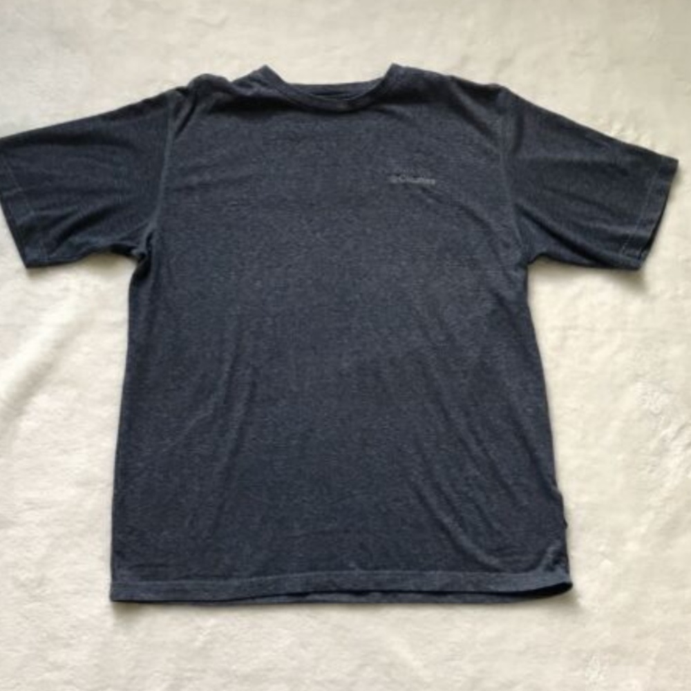 Columbia Gray Dri Fit Mens Shirt Size Large